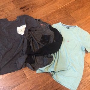 Bundle of  three young men’s shirts